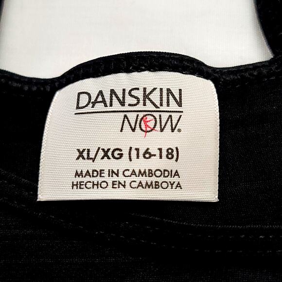 2 Ladies Layering Tank Top Shirts Size XL Stretch Knit Comfy Black Semi Sheer - Picture 5 of 7